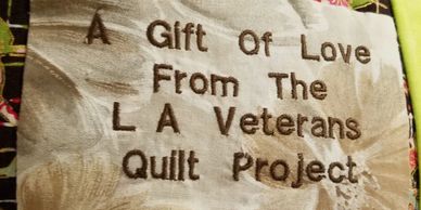 los angeles veteran quilt project