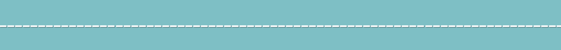 white stitched line on blue